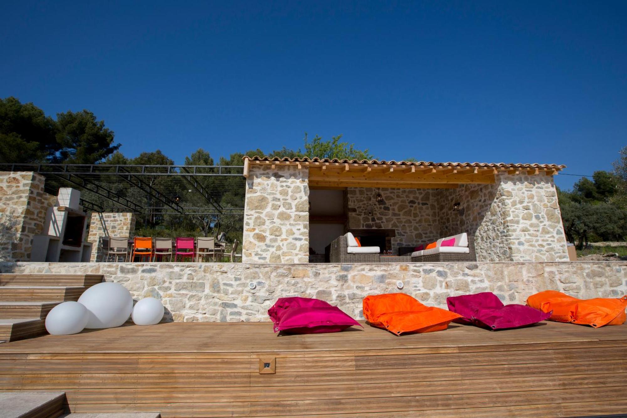 Villa Mas Des Avelines Le Brulat Esterno foto
